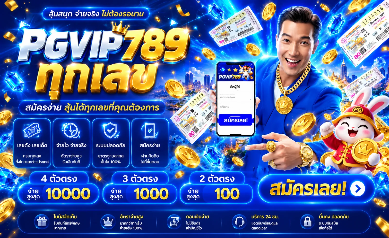 PGVIP789 ทดลองเล่นสล็อตฟรี PG Slot เว็บตรง